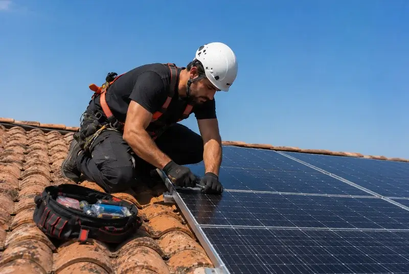 Maintenance et monitoring de panneaux solaires à la Terrasse